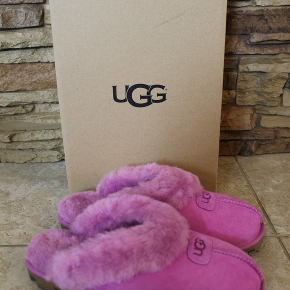 UGG COQUETTE Shearling Slide Slippers NEW! - Picture 2 of 7